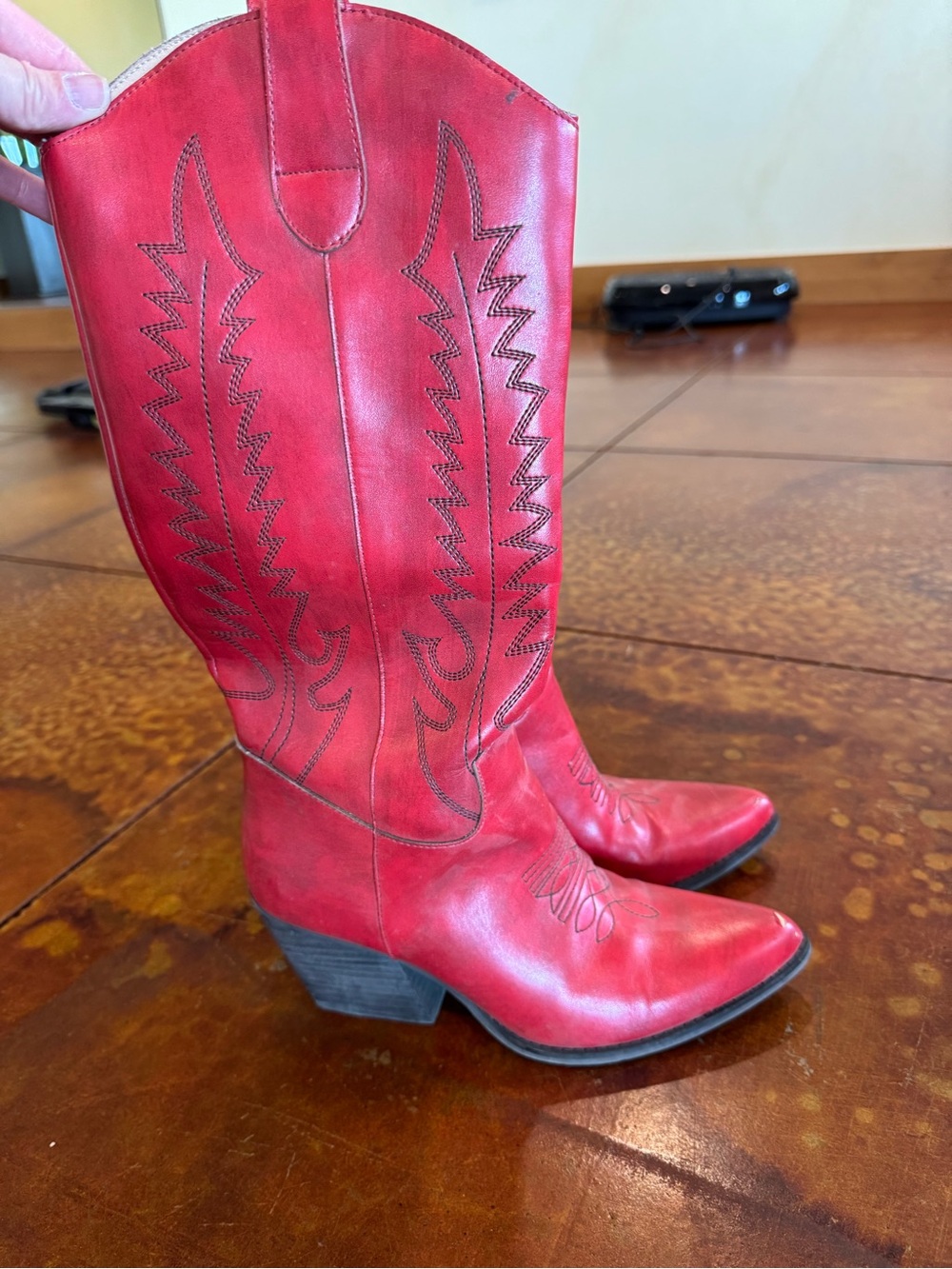 Red Western Cowboy Boots